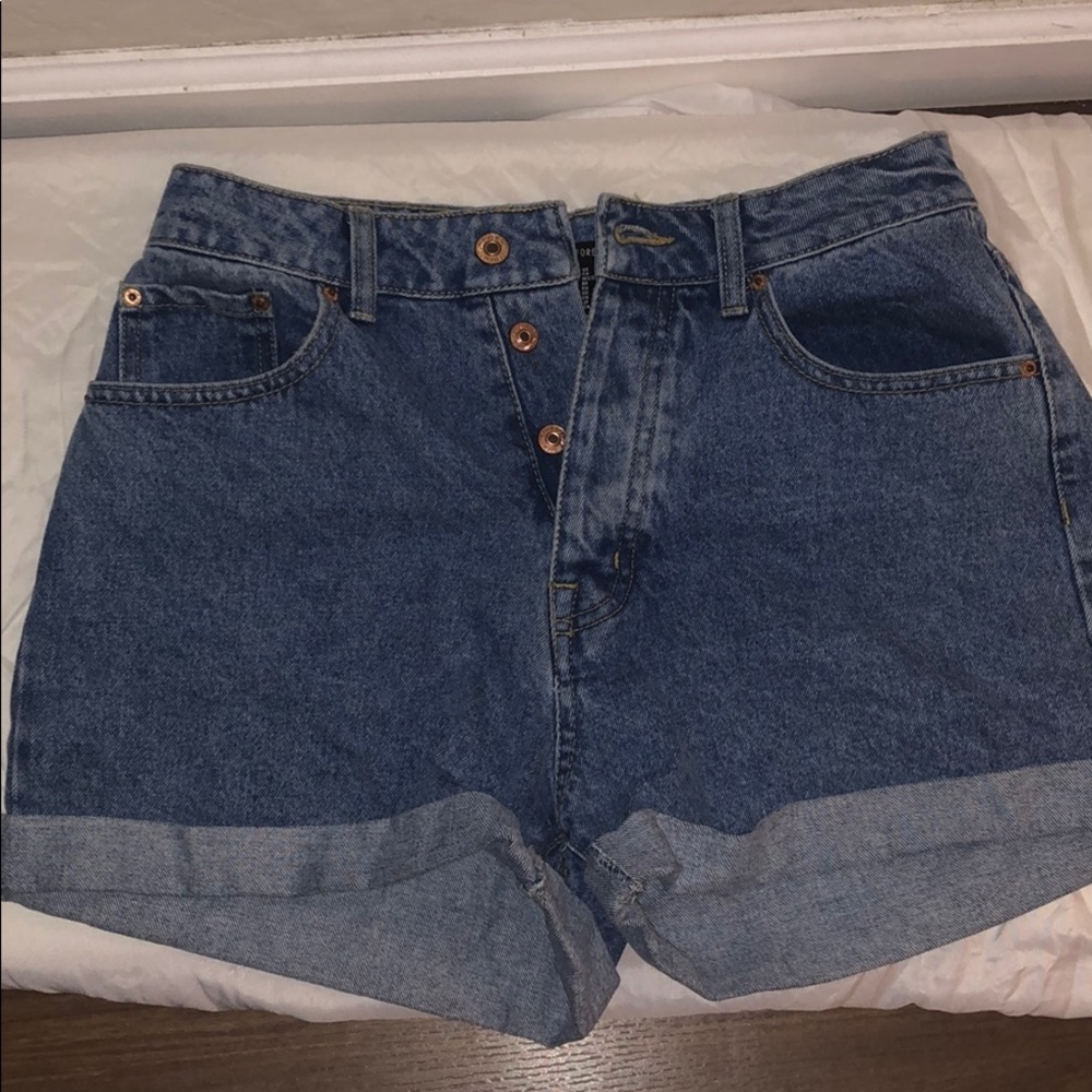High waisted mom shorts